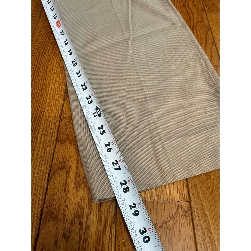 Banana Republic Mens 34x30 Tailored Slim Fit Non-Iron Khaki Tan Dress Pants